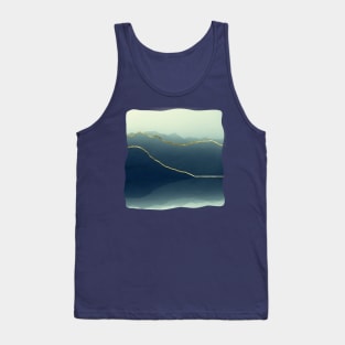 Gold Lined Alps Tank Top